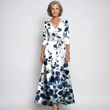 Emily - Maksimalus Suknelė su Gėlėmis