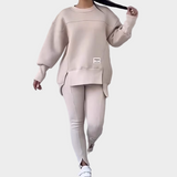 Moteriškas Sportinis Komplektas su Legingais ir Moderniu Patogumu