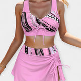 Paplūdimio bikini sijonas