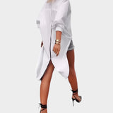 Marškiniai su įpjova