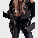 Vygailė | Moteriška bomber stiliaus striukė su gobtuvu