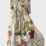 Ilga botaninė suknelė