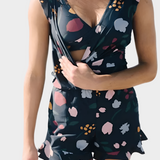 Maudymosi kostiumėlis su Volanais ir Krūtinės Parama