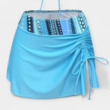 Paplūdimio bikini sijonas