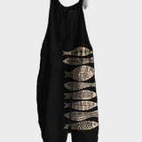 Retro kombinezonas su gėlių raštu – Elegantiškas stilius ir patogumas