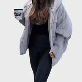 Vygailė | Moteriška bomber stiliaus striukė su gobtuvu