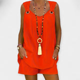 Rankovių neturintis marškinėlių ir šortų komplektas