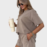 Dvigubo Spalvos Medvilnės 2 Dalių Komplektas