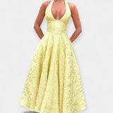 Minkštas Suknelė su Atvira Nugarą ir Korseto Dizainu